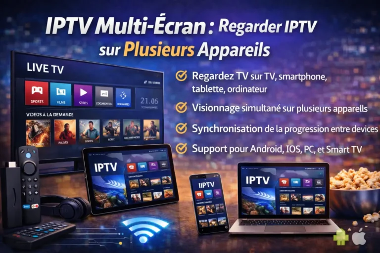 IPTV Multi-Écran : Regarder IPTV sur Plusieurs Appareils
