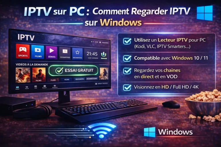IPTV sur PC : Comment Regarder IPTV sur Windows