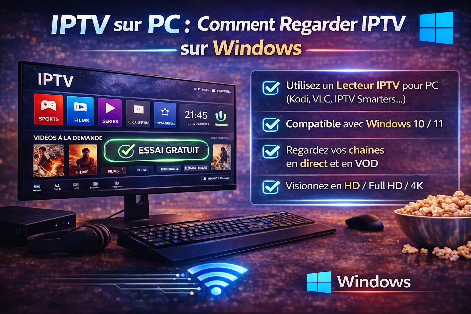 Utiliser IPTV Smarters sur PC