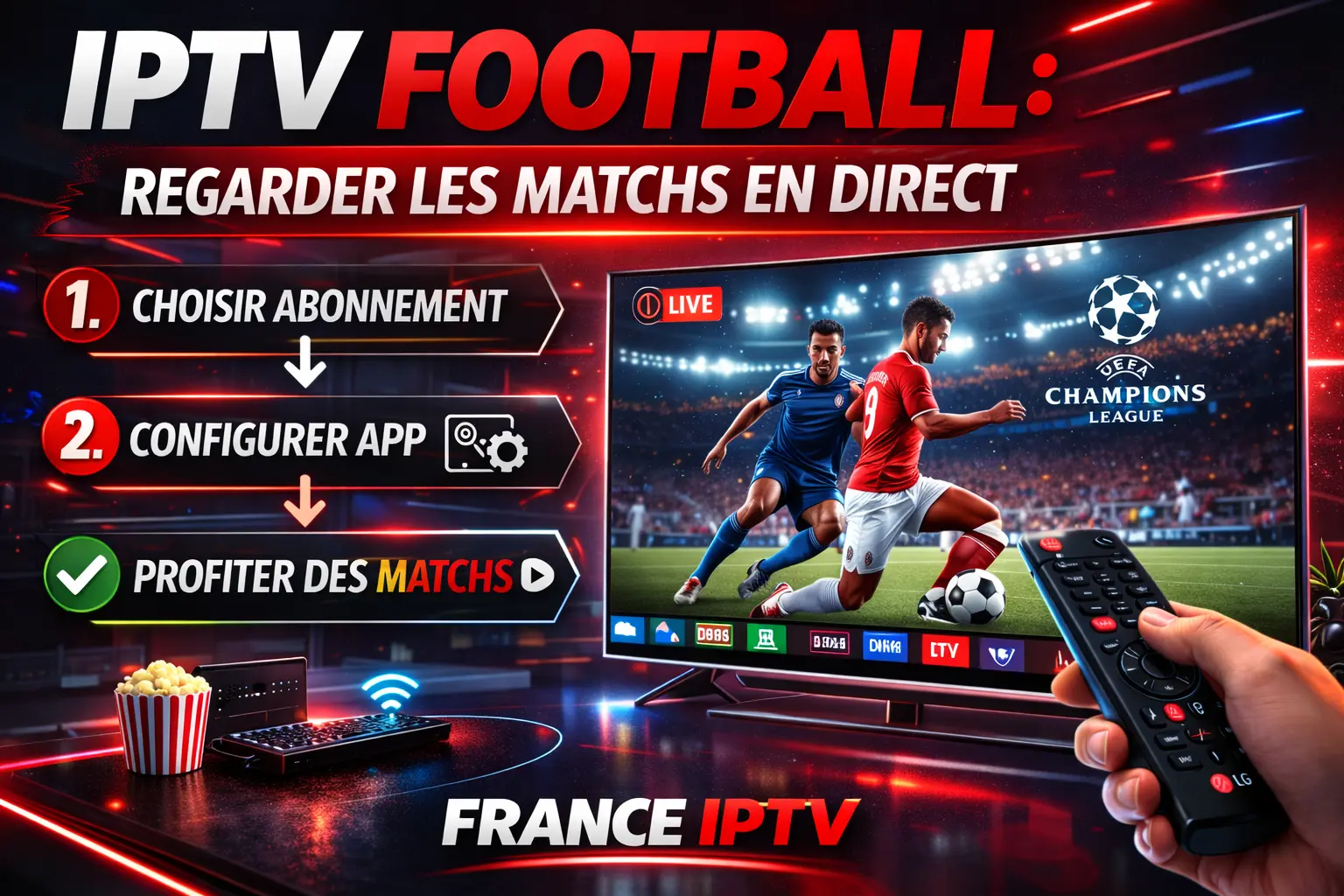 IPTV Football : Regarder les Matchs en Direct