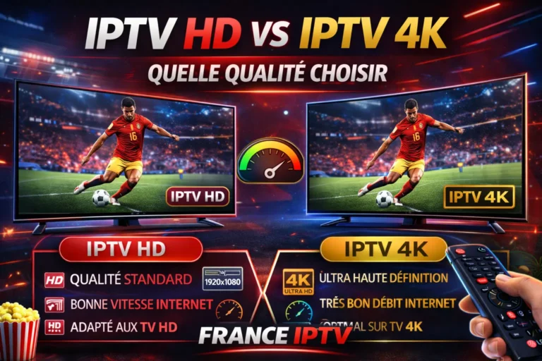 IPTV HD vs IPTV 4K : Quelle Qualité Choisir