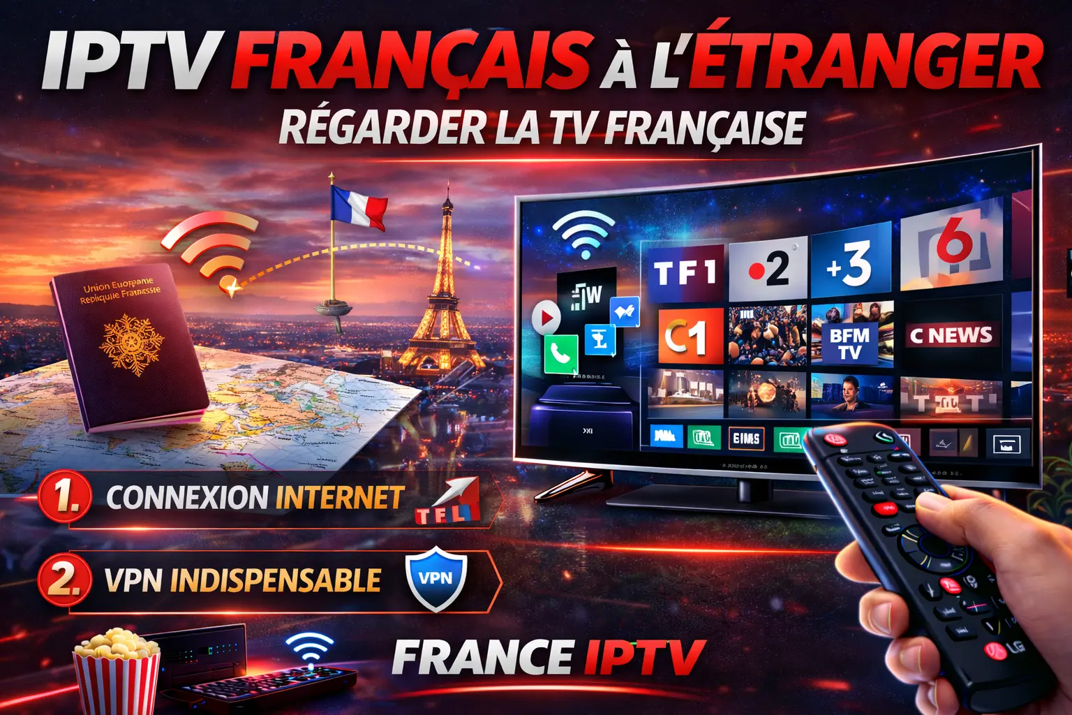 IPTV Français à l'Étranger : Regarder la TV Française