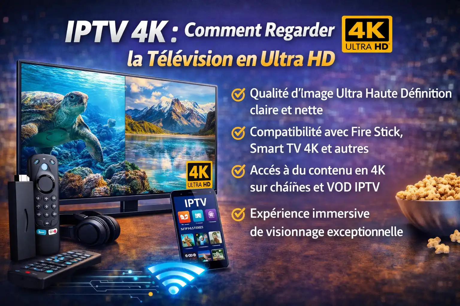 IPTV 4K : Comment Regarder la Télévision en Ultra HD