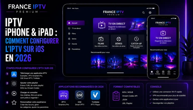 IPTV iPhone iPad : Installation et Guide Complet 2026